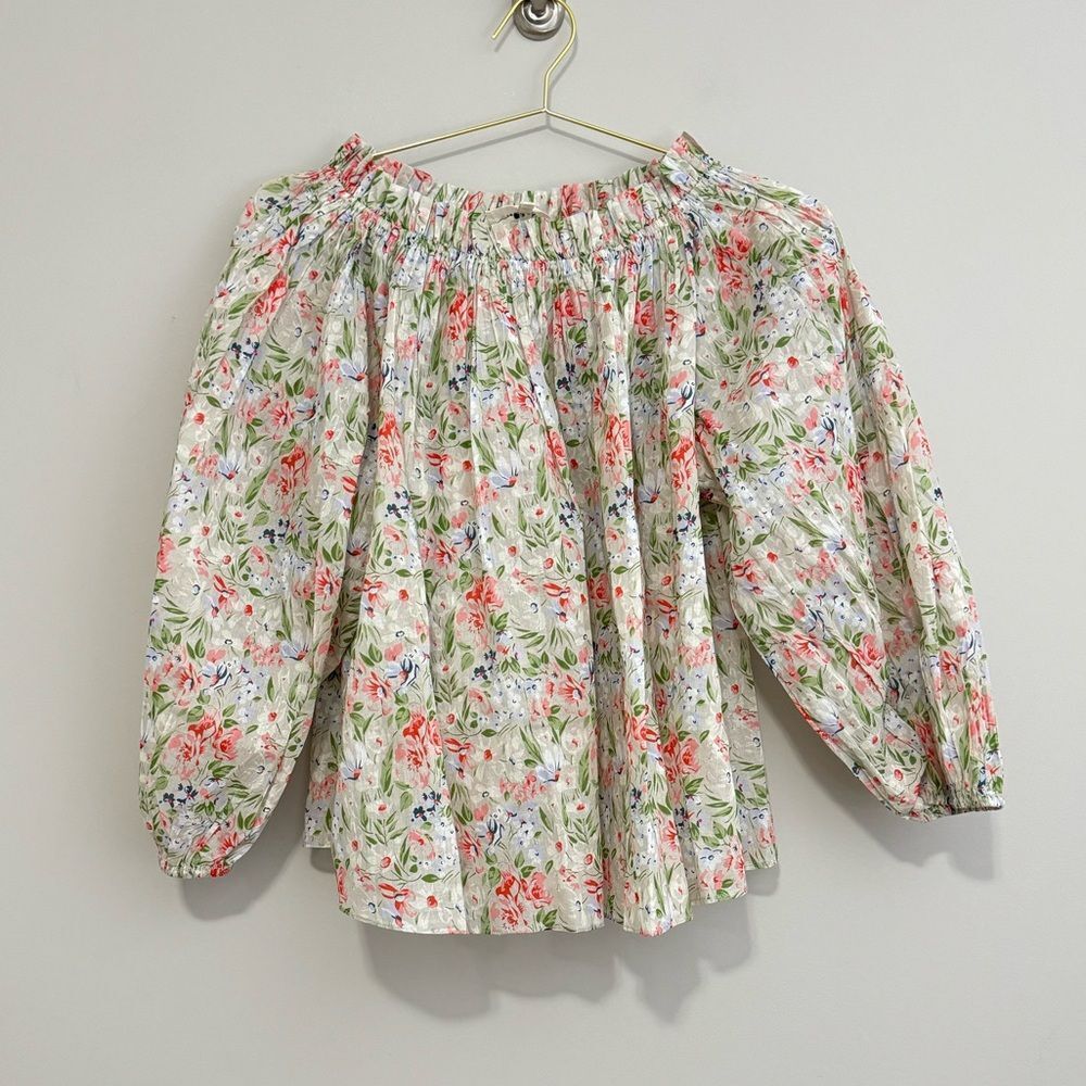The Great Floral Print Drop Shoulder Top - Picture 4 of 7